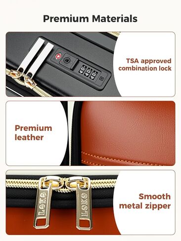 Carry on Luggage Airline Approved 22x14x9, 20 Inch Expandable Hardside Suitcases with Spinner Wheels, Front Business Pockets Carry on Suitcase for Women Men with TSA Lock, Lightweight Travel Luggage in Saudi Arabia