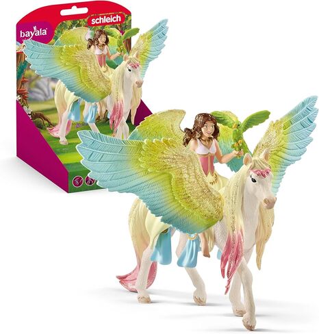 Schleich bayala, 3-Piece Playset, Mermaid Toys for Girls and Boys 5-12 years old, Mermaid Eyela Riding Underwater Horse, Blue in Kuwait