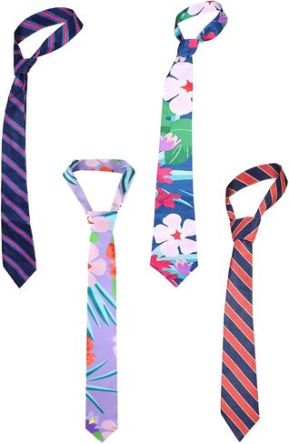 Nick Wilde Costume Accessories Fox Nick Cosplay Necktie Blue Striped Tie Adults Mens Halloween Outfits Daily Wear in Saudi Arabia