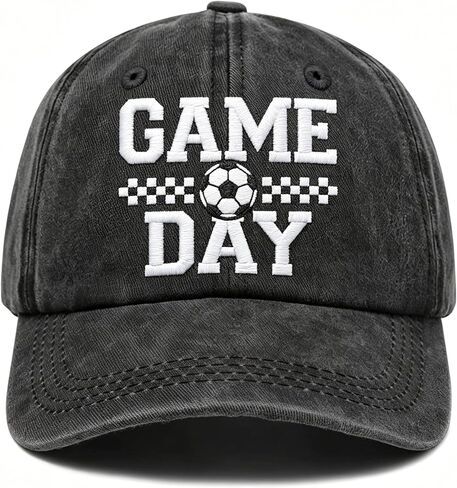 Gameday Hat for Man, Women - Fathers Day Birthday Gifts for Men Women - Adjustable Cotton Baseball Cap in Saudi Arabia