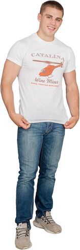 Step Bros Catalina Wine Mixer Ice Grey Funny Movie T-Shirt Tee in Kuwait