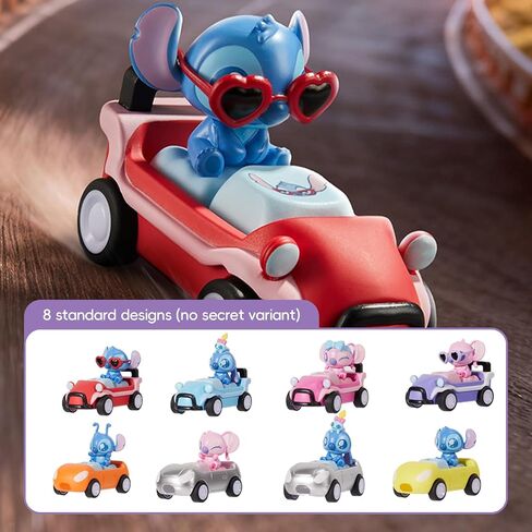 MINISO Disney Stitch Keycap Blind Box Confession Highway Series - ABS Sliding Collectible Action Figures, 4-1 Stitch Ornament for Desk, Keyboard Keychain Decor, Stress Relief Toys for Boys, Girls in Saudi Arabia