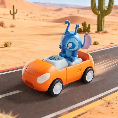 MINISO Disney Stitch Keycap Blind Box Confession Highway Series - ABS Sliding Collectible Action Figures, 4-1 Stitch Ornament for Desk, Keyboard Keychain Decor, Stress Relief Toys for Boys, Girls in Saudi Arabia