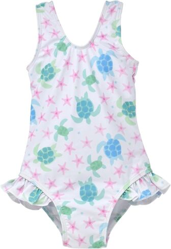 Flap Happy Girls UPF 50+ Rash Guard Swim Top in Kuwait