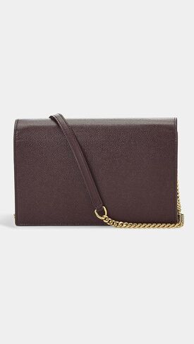 YSL Women's Pre-Loved Grainy Kate Tassel Wallet On Chain Bag, Burgundy, Red, Purple, One Size in Saudi Arabia