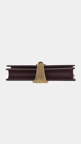 YSL Women's Pre-Loved Grainy Kate Tassel Wallet On Chain Bag, Burgundy, Red, Purple, One Size in Saudi Arabia