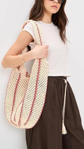 Madewell Women's The Curved Crochet Shoulder Bag in Kuwait