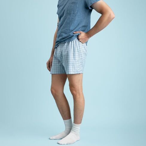 Men’s Boxer Shorts 4-Pack – Breathable, Soft Cotton, No Ride-Up in Saudi Arabia
