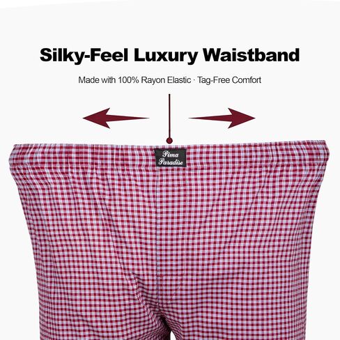 Men’s Boxer Shorts 4-Pack – Breathable, Soft Cotton, No Ride-Up in Saudi Arabia