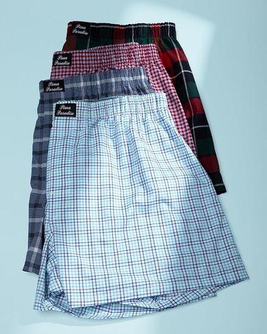 Men’s Boxer Shorts 4-Pack – Breathable, Soft Cotton, No Ride-Up in Saudi Arabia