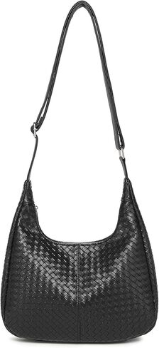 Woven Hobo Bags for Women, Crossbody Shoulder Bag Vegan Leather Bag Handbag Tote Purse Everyday Bag for Travel, Weekend in Saudi Arabia