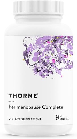 THORNE - Perimenopause Complete - Supports Mood Balance & Restful Sleep - Relief from Hot Flashes, Night Sweats & Vaginal Dryness* - Contains Herbal Ingredients - NSF Certified for Sport - 60 Capsules in Kuwait