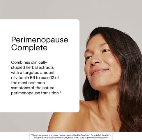 THORNE - Perimenopause Complete - Supports Mood Balance & Restful Sleep - Relief from Hot Flashes, Night Sweats & Vaginal Dryness* - Contains Herbal Ingredients - NSF Certified for Sport - 60 Capsules in Kuwait