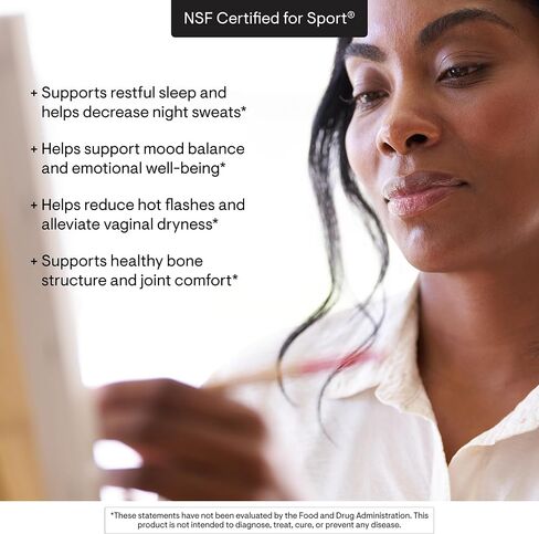 THORNE - Perimenopause Complete - Supports Mood Balance & Restful Sleep - Relief from Hot Flashes, Night Sweats & Vaginal Dryness* - Contains Herbal Ingredients - NSF Certified for Sport - 60 Capsules in Kuwait