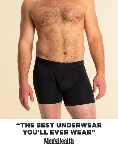 Shinesty Ball Hammock Boxer Brief - Pouch Underwear For Men with Fly -Beige, Large in Saudi Arabia