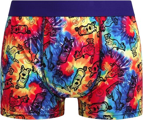 COCO BRANDS Scooby-Doo Mens Boxer Briefs - 1Pack/2Pack/3Pack No Fly Anti-Chafing Cotton Lined Support Boxers for Men in Kuwait
