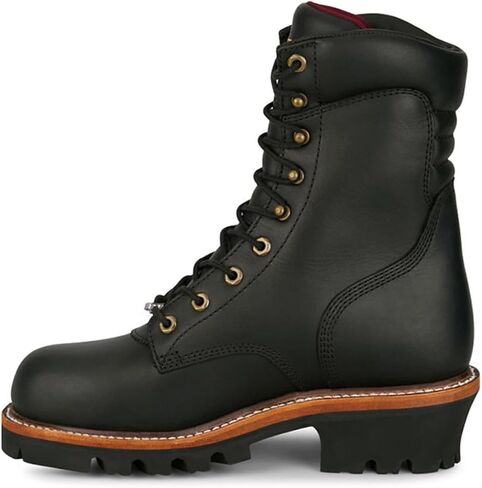 Chippewa Men's Men'S 9" Super Logger Waterproof Insulated Work Boot Black 11 D(M) US in Kuwait