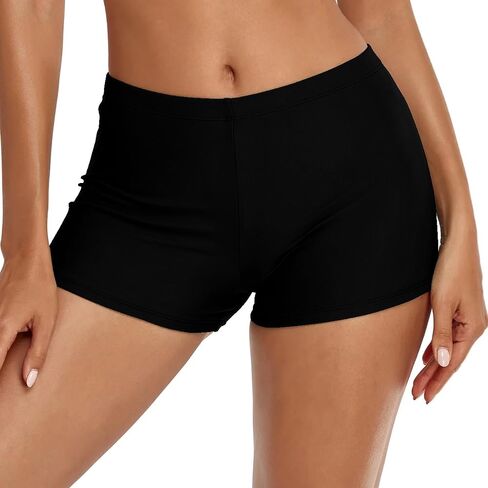 Cerburny Women's High Waisted Bikini Bottom Stretchy Bathing Suit Swim Bottom Solid Tankini Bottoms in Saudi Arabia