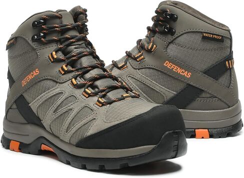 Men’s 6 Inch Waterproof Work Boots with Composite Toe, Electrical Hazard Safety Boots, Slip Resistant Rubber Sole, Breathable Industrial Construction Boots for Outdoor Work & construction D61203 in Saudi Arabia