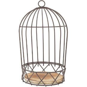 Decorative Black Birdcage Flower Rack Metal Adornment for Dining Table Home Decor Candlestick Stand for Table Festival Decoration in Kuwait