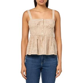 Lucky Brand Womens Corset Peplum Top in Saudi Arabia