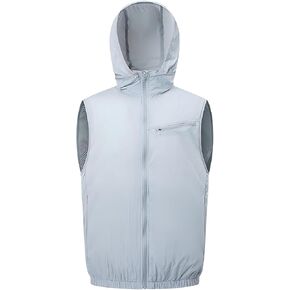 Cooling Vest USB Rechargeable 3-Speed Dual Fans Air Conditioned Clothing for Outdoor Sports/Work in Hot Weather in Saudi Arabia