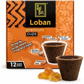 Zed Black Premium Sambrani Dhoop/Havan Cups – 12 PCS | Charcoal-Free Natural Guggal Blend | Long-Lasting Fragrance for Prayer, Meditation & Home Aromatic Use in Saudi Arabia