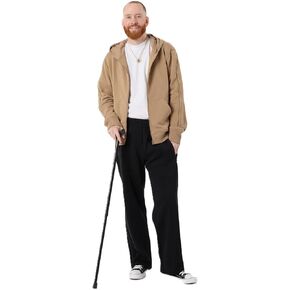 Spoonie Threads Wide Leg Adult Sweatpants with Side and Ankle Zip Access in Saudi Arabia