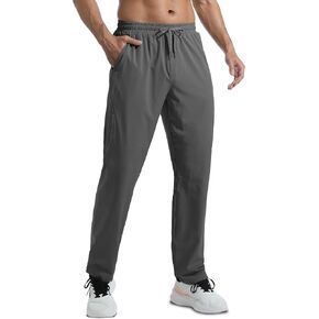 Men's Lightweight Sweatpants with Pockets Quick Dry Breathable Workout Pants for Men Athletic Gym Running Joggers in Saudi Arabia