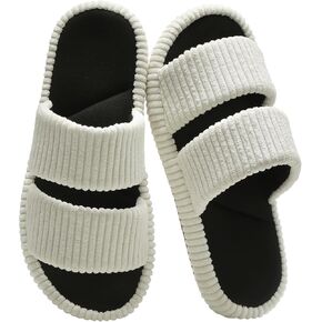 Open Toe Slippers for Women House Slippers with Arch Support for Women Coolmax® Cozy Memory Foam Slip On Indoor House Shoes Gifts for Womens Her Mom in Saudi Arabia