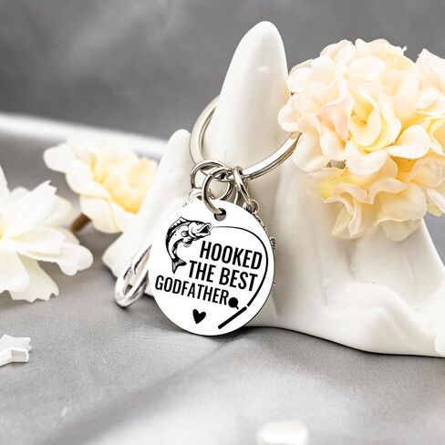 Godfather Proposal Gifts The Godfather Gift from Godchild Funny Gifts for Godfathers Keychain Godparents Proposal Gift Baptismal Birthday Christmas Ideas Will You Be My Godfathers Keyring in Kuwait