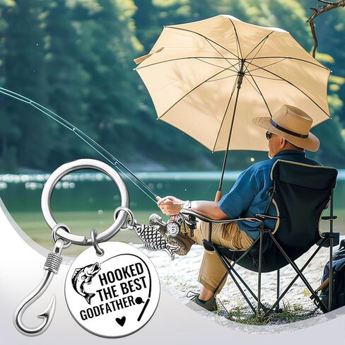 Godfather Proposal Gifts The Godfather Gift from Godchild Funny Gifts for Godfathers Keychain Godparents Proposal Gift Baptismal Birthday Christmas Ideas Will You Be My Godfathers Keyring in Kuwait