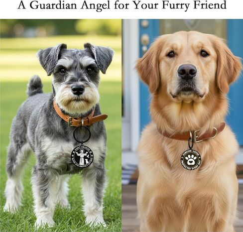 St. Francis Protect My Dog Keychain - Saint Francis Gifts for Dog Lovers - Pet Protection Gift for Fur-Friend in Saudi Arabia