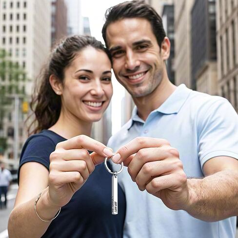 11th Anniversary Steel Gift for Women Men, 11 Year Anniversarys Wedding Gifts for Couple, Steel Anniversary Keychain Gifts for Him Her, 11th Anniversarys Gift for Husband Wife Boyfriend Girlfriend in Kuwait
