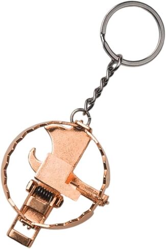 Miniature Mousetrap Keychain Spring Action Iron Portable for Stress Relief Fun Novelty Accessory in Saudi Arabia