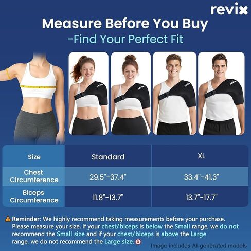 REVIX Triple-Layer Gel Shoulder Ice Pack Wrap for Rotator Cuff, Reusable Ice Pack Shoulder Brace with Extra Removable Coldfocus for 30-Min Long-Lasting Cold Therapy, Soothe Biceps & Muscle Discomfort in Kuwait