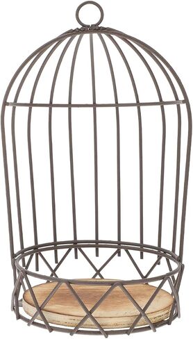 Decorative Black Birdcage Flower Rack Metal Adornment for Dining Table Home Decor Candlestick Stand for Table Festival Decoration in Kuwait
