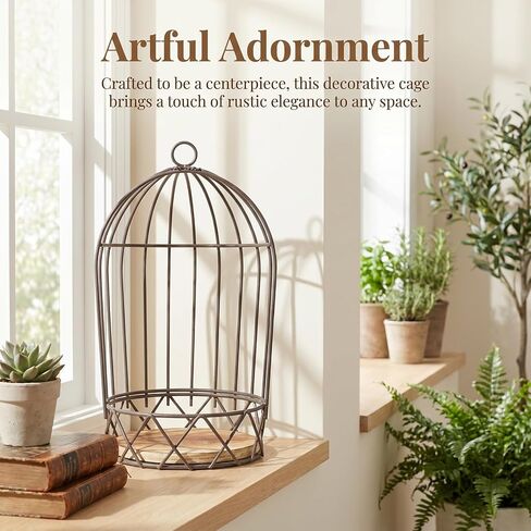 Decorative Black Birdcage Flower Rack Metal Adornment for Dining Table Home Decor Candlestick Stand for Table Festival Decoration in Kuwait
