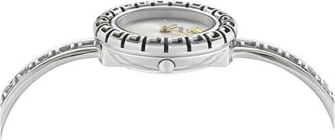 Versace La Greca Collection Luxury Womens Watch Timepieces with a Silver Bracelet and Dial Featuring a Stainless Steel Case in Kuwait