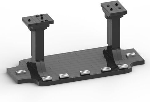 Display Stand for LEGO Star Wars Imperial Star Destroyer 75394, Angled Kit with Integrated Minifigure Display, Collector's Showcase Accessory in Saudi Arabia