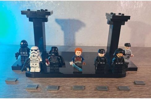 Display Stand for LEGO Star Wars Imperial Star Destroyer 75394, Angled Kit with Integrated Minifigure Display, Collector's Showcase Accessory in Saudi Arabia