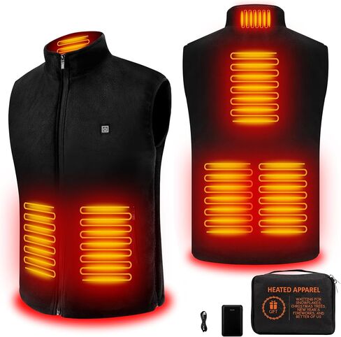 Heated Vest with Battery Pack Included, Warming Polar Fleece Smart Heating Vests in Saudi Arabia