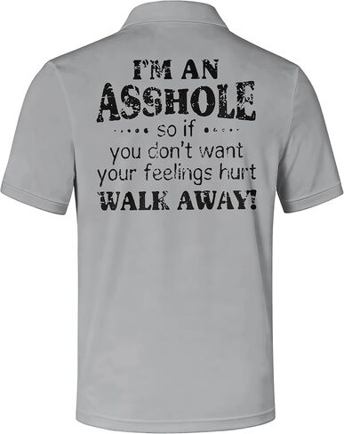 Men's Patriotic Print Polo Shirt, Tough Guy Slogan Graphic, Short Sleeve, Casual Slim Fit, Summer Daily Top in Saudi Arabia