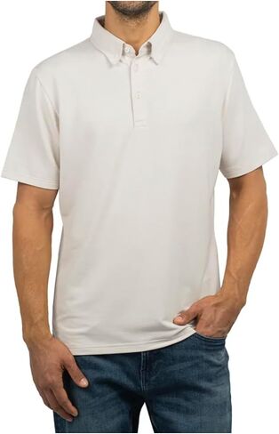 Jachs New York Men's Short Sleeve Classic Fit Polo Shirt in Saudi Arabia