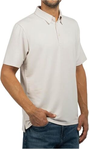Jachs New York Men's Short Sleeve Classic Fit Polo Shirt in Saudi Arabia
