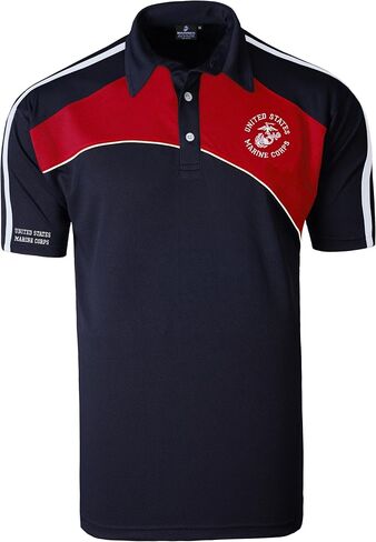Malham USA Polo Shirt - Officially Licensed USMC Shirt for Men - Navy in Saudi Arabia
