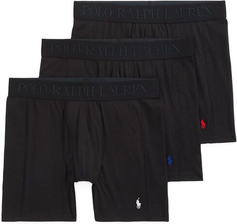 POLO RALPH LAUREN 4-D Flex Max Flex Boxer Brief w/Rib Side Panel 3 Pack in Kuwait
