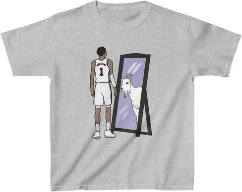 Youth T-Shirt Victor Wembanyama Mirror Goat San Antonio Basketball T-Shirt in Kuwait