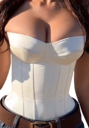 kiobrvhe Women's Sexy Satin Corset Bustier Bodyshaper Party Top Backless Strapless Sweetheart Neck Crop Top Hot Girl Style in Saudi Arabia