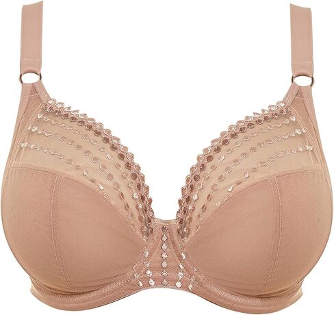 Elomi Matilda Banded Plunge Underwire Bra (8900),34F,Cafe au Lait in Kuwait